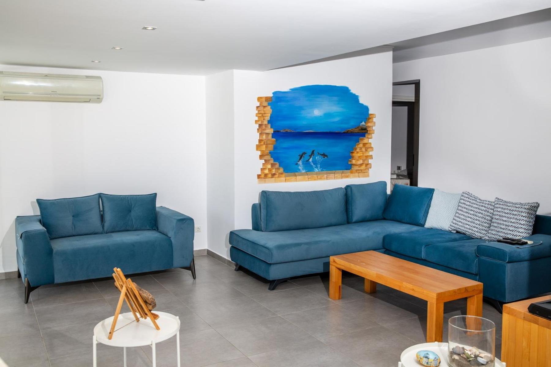 Villa Luna Private Heated Hydro Pool Bbq Beach 4Min Agia Marina Mikrolimanou Экстерьер фото