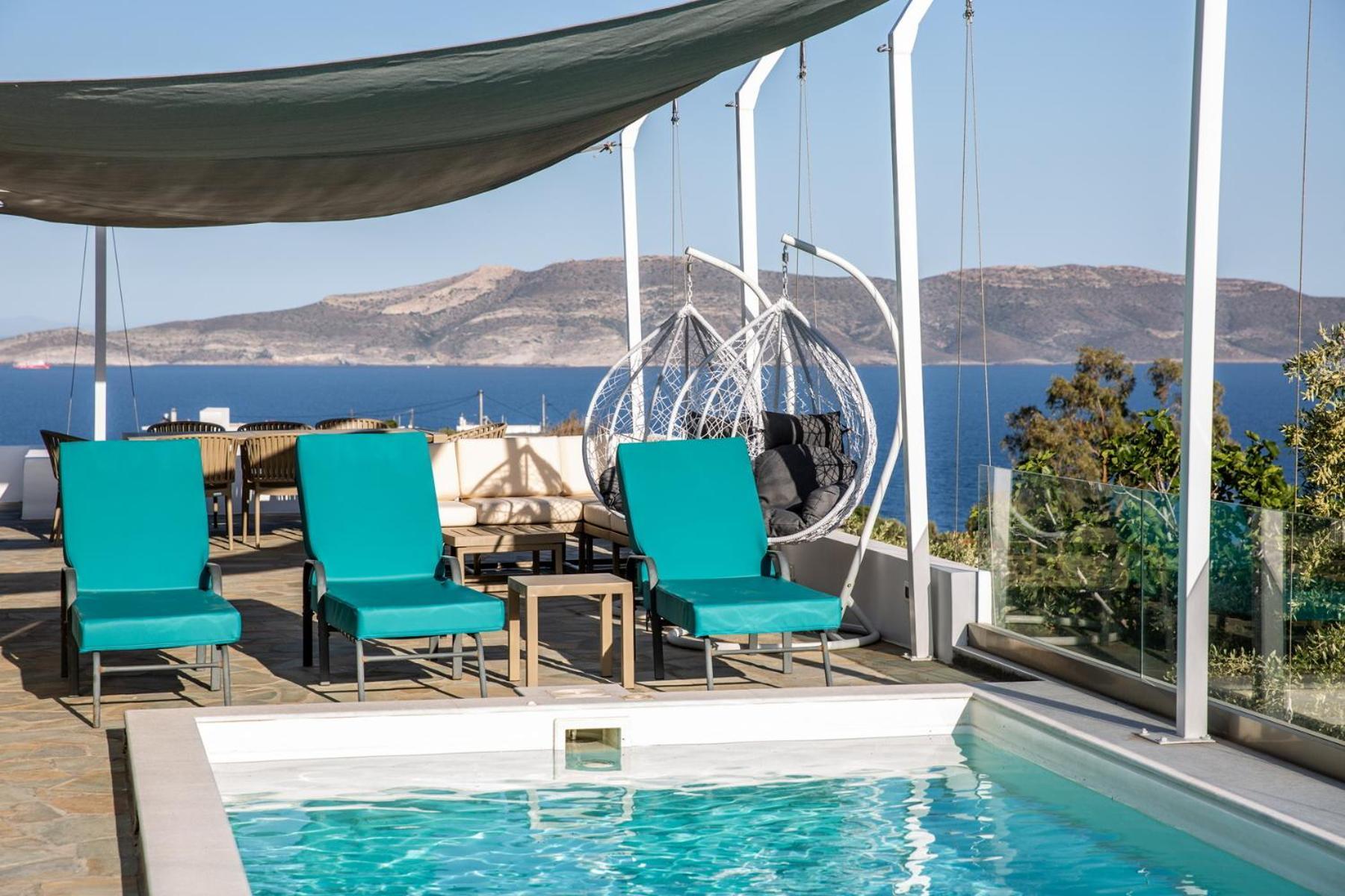 Villa Luna Private Heated Hydro Pool Bbq Beach 4Min Agia Marina Mikrolimanou Экстерьер фото
